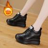 Модные женские кроссовки из натуральной кожи, женская повседневная обувь, толстая подошва, увеличивающая рост на 10 см, женские кроссовки, дышащая обувь, Botas Mujer