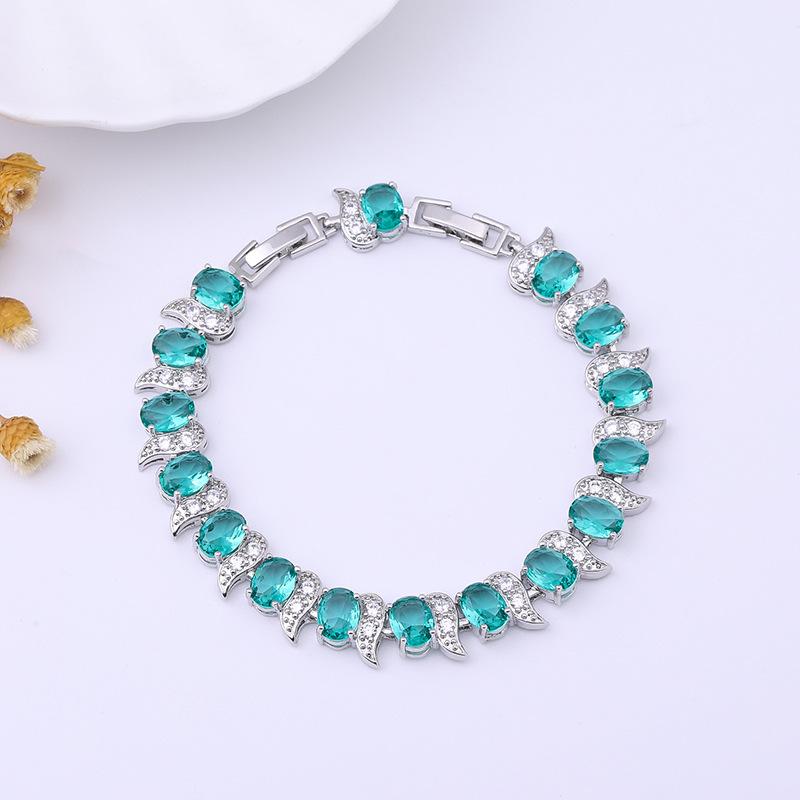 Best-selling Womens Zircon Bracelet Colorfast Fashion Live Fox Jewelry