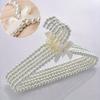 Plastic White Faux Pearl Beaded Bow Clothes Hanger Storage Hanger for Drying Storing Coats Shirts Pajama Pants Wedding Dresses Skirts Home Decor Fall