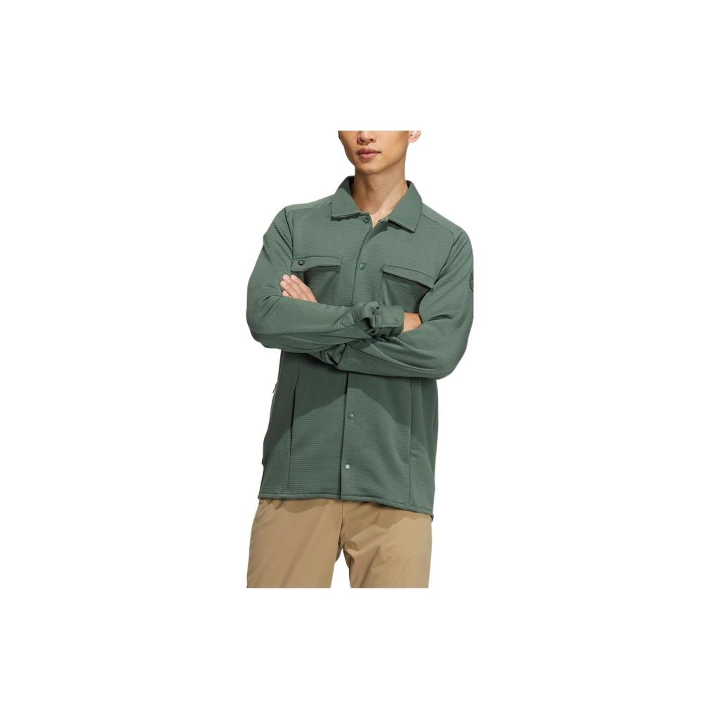 Adidas Shirts Men's Light Green Lapel Moderate Other HG3239