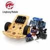 Комплект для автомобиля 2WD Smart: Плата разработки DIY Uno с автомобильным шасси и возможностями отслеживания