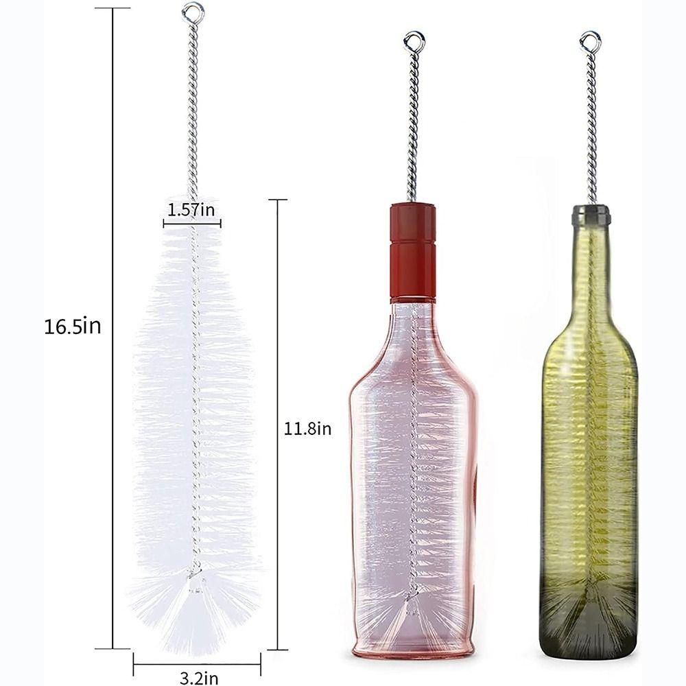 Белые щетки для бутылок, инструмент для мытья, практичная щетка для чистки чашек, домашняя кухня