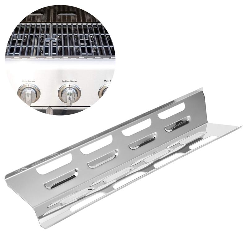 4 шт., уличный газовый гриль, тепловая палатка, крышка горелки для барбекю, палатка из нержавеющей стали, щит, пластина, дефлектор, укротители пламени для барбекю