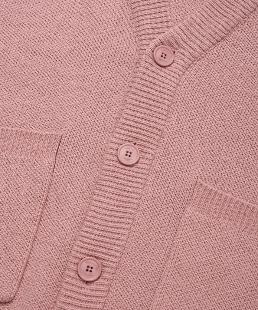 Wacky Willy Basic V-Neck Cardigan Pink