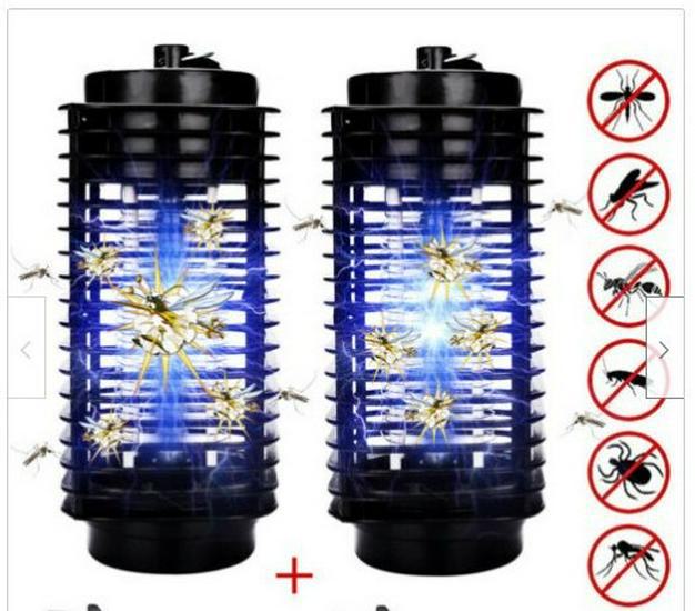 "Бесшумная светокаталитическая светодиодная лампа-уничтожитель комаров - Безрадиационный электронный отпугиватель комаров и подарок"