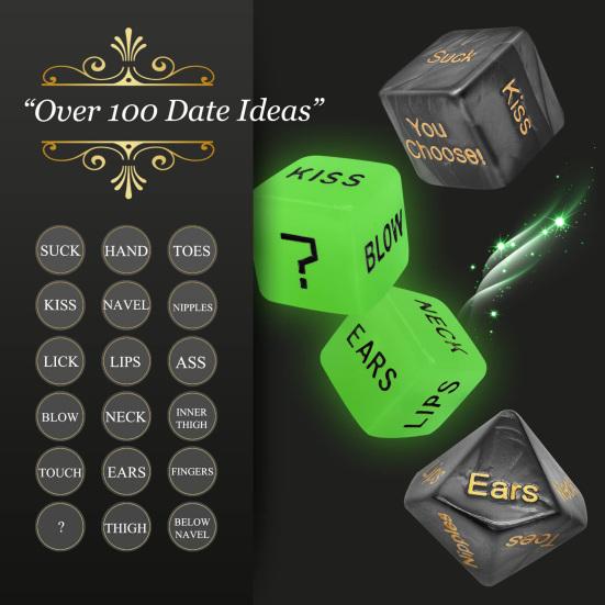 6 шт./набор игральных костей для пары, набор игральных костей для свиданий, 6/10/12 сторон, игральные кости для определения позиции поведения, подарок на День святого Валентина, годовщина, девушка, парень, муж, жена