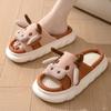 Fashion 2024 Men Slippers Summer Four Seasons Indoor Home Floor Slides Couple Cute Cartoon Milk Cow House Slipper Women Funny Frog Shoes