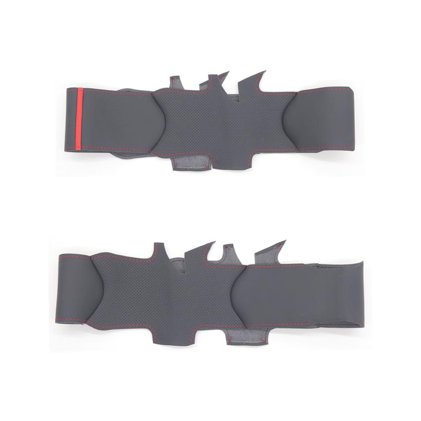 Faux Black Car Leather Noslip Steering Wheel Cover Braid For Lancia Delta 20082015 Ypsilon 20112024 Chrysler Delta 20112014