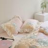 2025 Милый Лимонно-Молочный Бархатный Зимний Толстый Плюшевый Коралловый Флис Четырехкомпонентный Комплект Пододеяльника