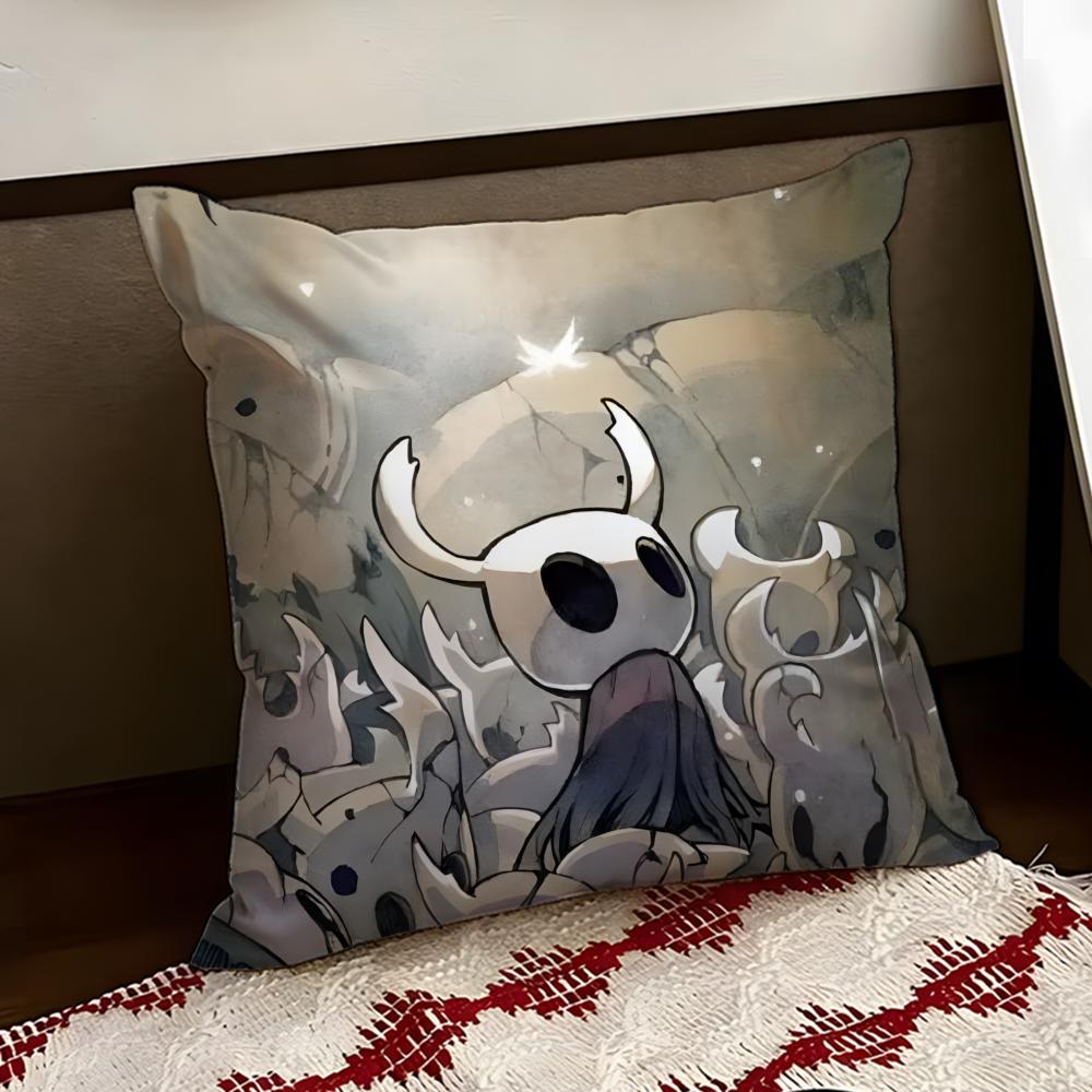 HHollow KnightS Cushion Cover Reversible Soft Durable Pillow Cover Home Car MultiScene Use for Daily Comfort