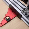 Столярный стол пилы push-доска 90° Угловой корректор Вспомогательные детали Столярный DIY Перевернутый модифицированный стол