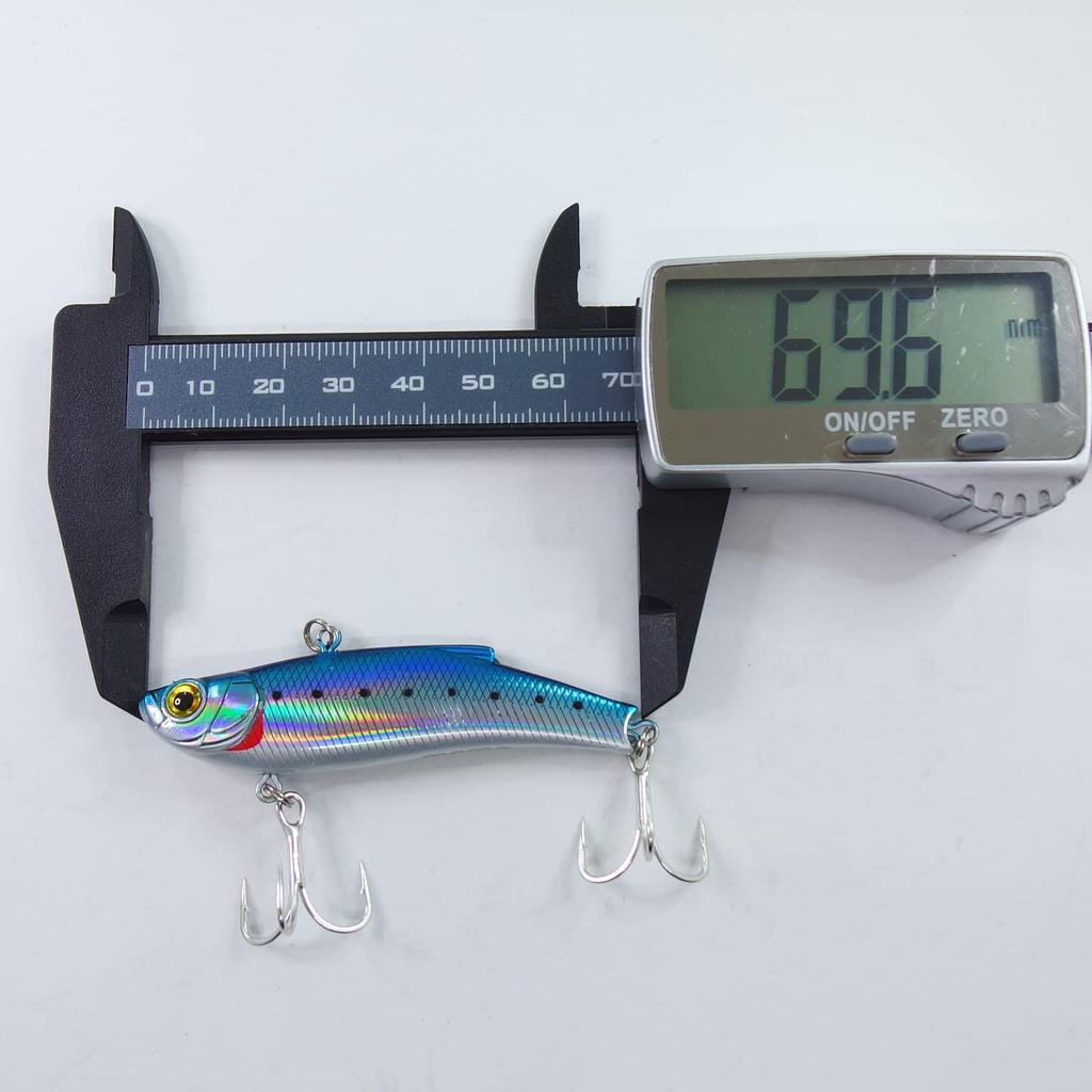 Momo Lure Seabass Lure Vibration Knife Edge Vibe 70ES 55ES High Performance Small Blue Fish Sakura Trout Standard Lure Assortment (70mm - 02)