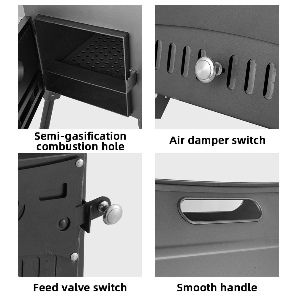 Кемпинговая дровяная печь складная дровяная печь для кемпинга на открытом воздухе походов