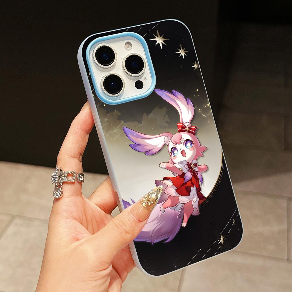 HSR Mem Jelly Двухслойный светло-голубой чехол для мобильного телефона для iPhone 17 16 15 14 13 12 11 Air Pro Max Plus Защитный