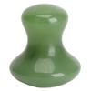 Gua Sha Massage Tool Mushroom Shape Guasha Scraping Stone Massager for SPA Relaxing Massage Green