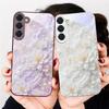 Красивые белые цветы Для Samsung S26 S22 S8 S9 S10 S20 Ultra S21 Pro S22 Plus S23 FE S24Ultra S25 Edge S24+ Стеклянный чехол для телефона