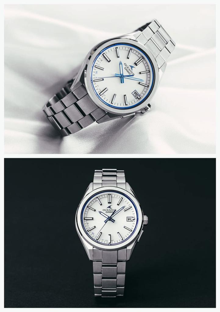 OCEANUS Watch In Equipped with Bluetooth Radio Solar White [Casio] [Made Japan] OCW-T200S-7AJF Men's