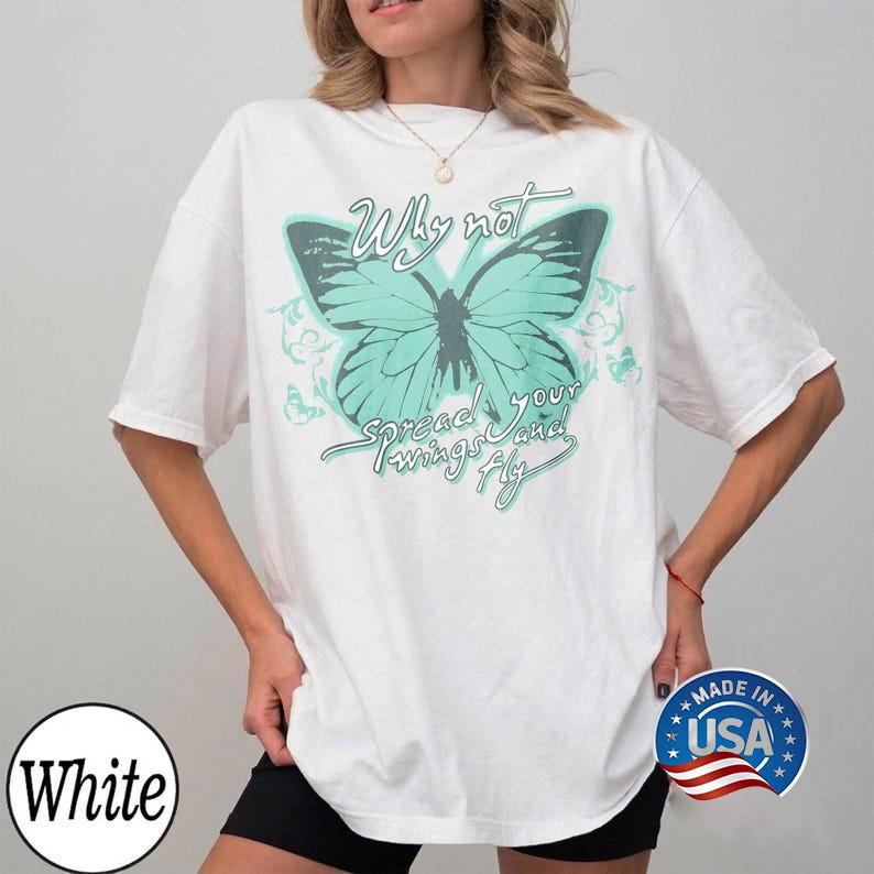Y2K Hilary Duff Why Not Butterfly Tshirt