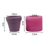 DIY Silicone Mold for Gypsum Cement Cactus Planter Bonsai Succulent Flower Pot Mould Clay Resin Plaster Craft Silicone Mould
