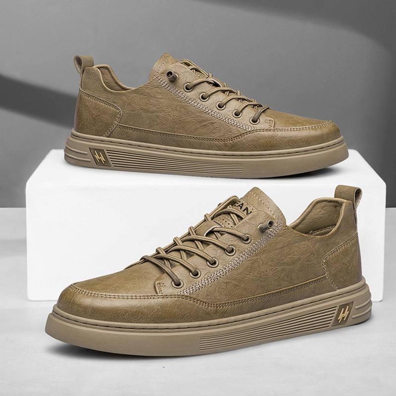 Высококачественная мужская повседневная обувь из натуральной кожи, простые белые износостойкие мужские туфли-оксфорды, модная спортивная обувь