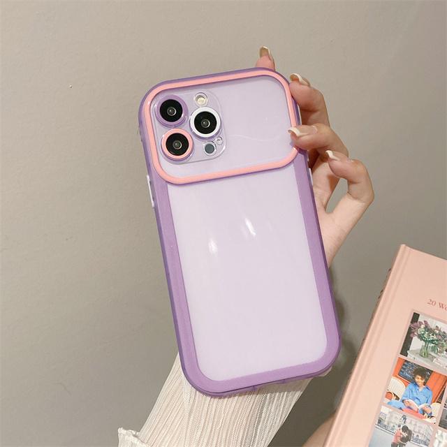 Прозрачный защитный чехол для объектива камеры ярких цветов для Iphone 13 12 Pro Max 11 X Xr Xs Max 13, противоударный силиконовый чехол, чехол