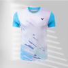 Unisex Quick-Dry Badminton T-Shirt Training Competition Sporty Breathable Short Sleeve Top Men Women