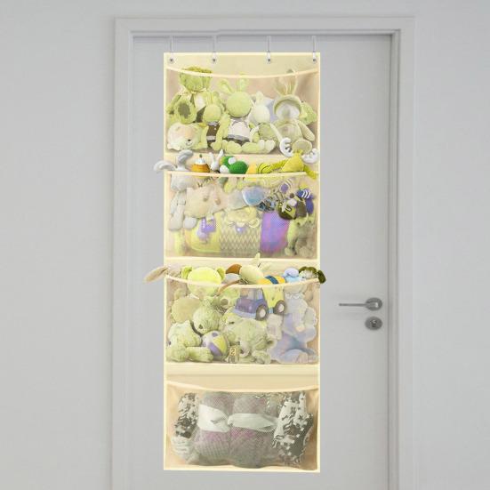 Сумка для хранения плюшевых игрушек-животных, очень большая вместимость, простая установка, дышащая, подвешиваемая, мягкая