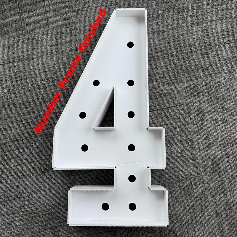 С светодиодной подсветкой Cool White, Letter KT Board 4 фута/120 см – Фон для свадьбы, дня рождения, Декор, Декор для выпускного вечера – Световой знак-вывеска