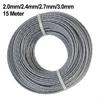 15 Meter Line Spool Mowing Line 1pc 2/2.4/2.7/3.0mm