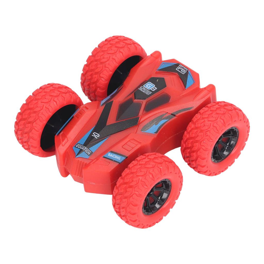 Двухсторонний инерционный автомобиль с тягой назад, 4 большими шинами, вращающимися на 360 градусов, с функцией мини-переворота