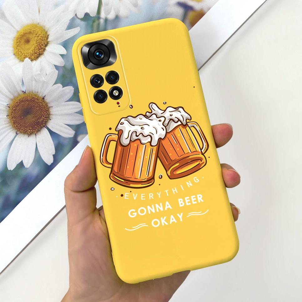 Для Xiaomi Redmi Note 11 11s 11 Pro 4G 5G Чехол Роскошный Стильный Чехол-накладка с Рисунком Мягкий Ударопрочный Чехол Для Redmi Note11 Pro Plus