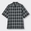 Gu Ombre Check Shirt Half Sleeve