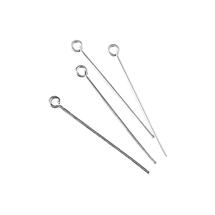 Cheville à remmailler, 0,7mm ø, platine, 50 pièces, 50mm,