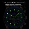 Новые мужские кварцевые часы с тремя очками, шестью иглами, водонепроницаемые, светящиеся спортивные часы с календарем