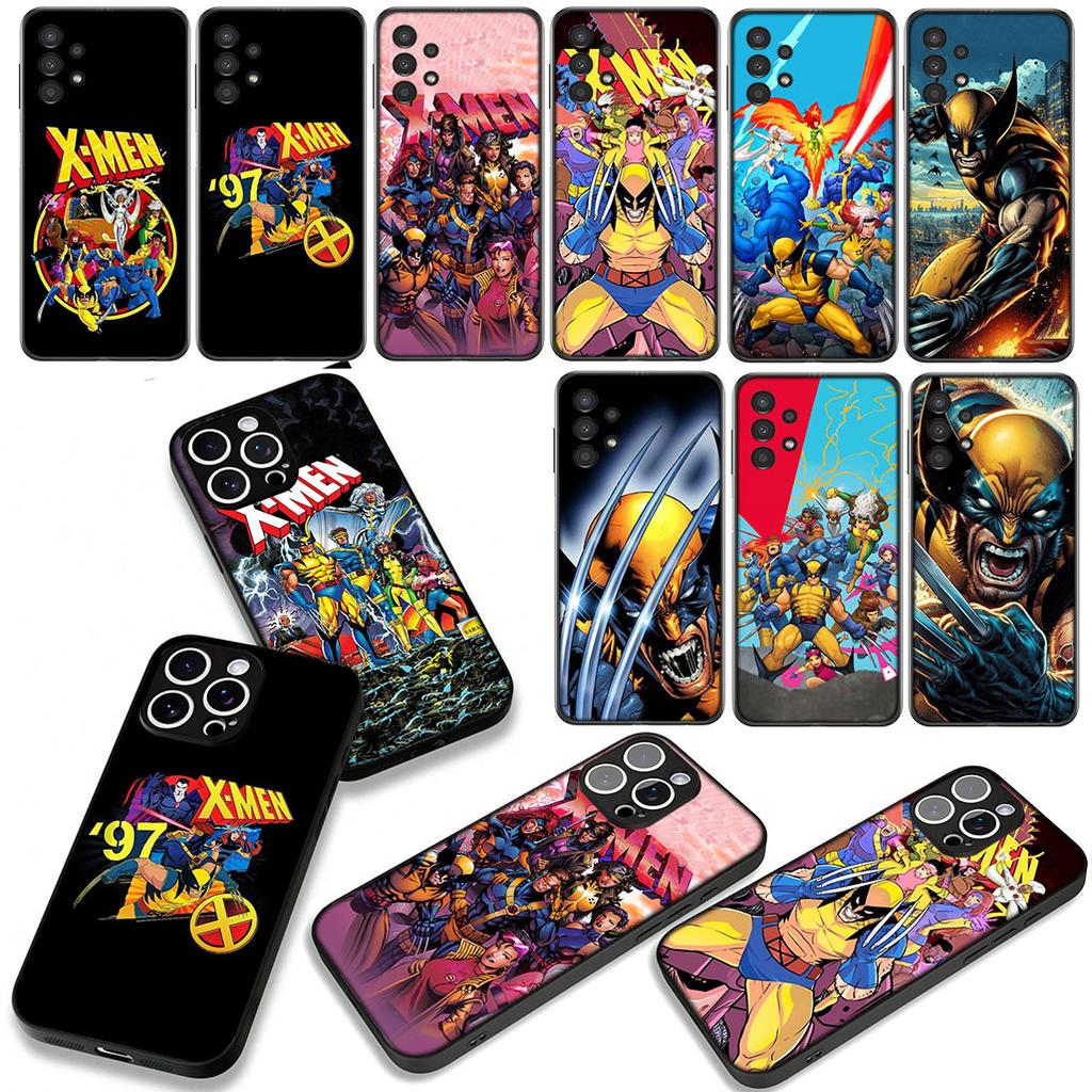Cover Superhero X Men Wolverine Xmen for Samsung Galaxy A36 A17 A26 A07 A35 A54 A53 A13 A33 A34 S8 S9 S20 S21 FE S10 Plus Case