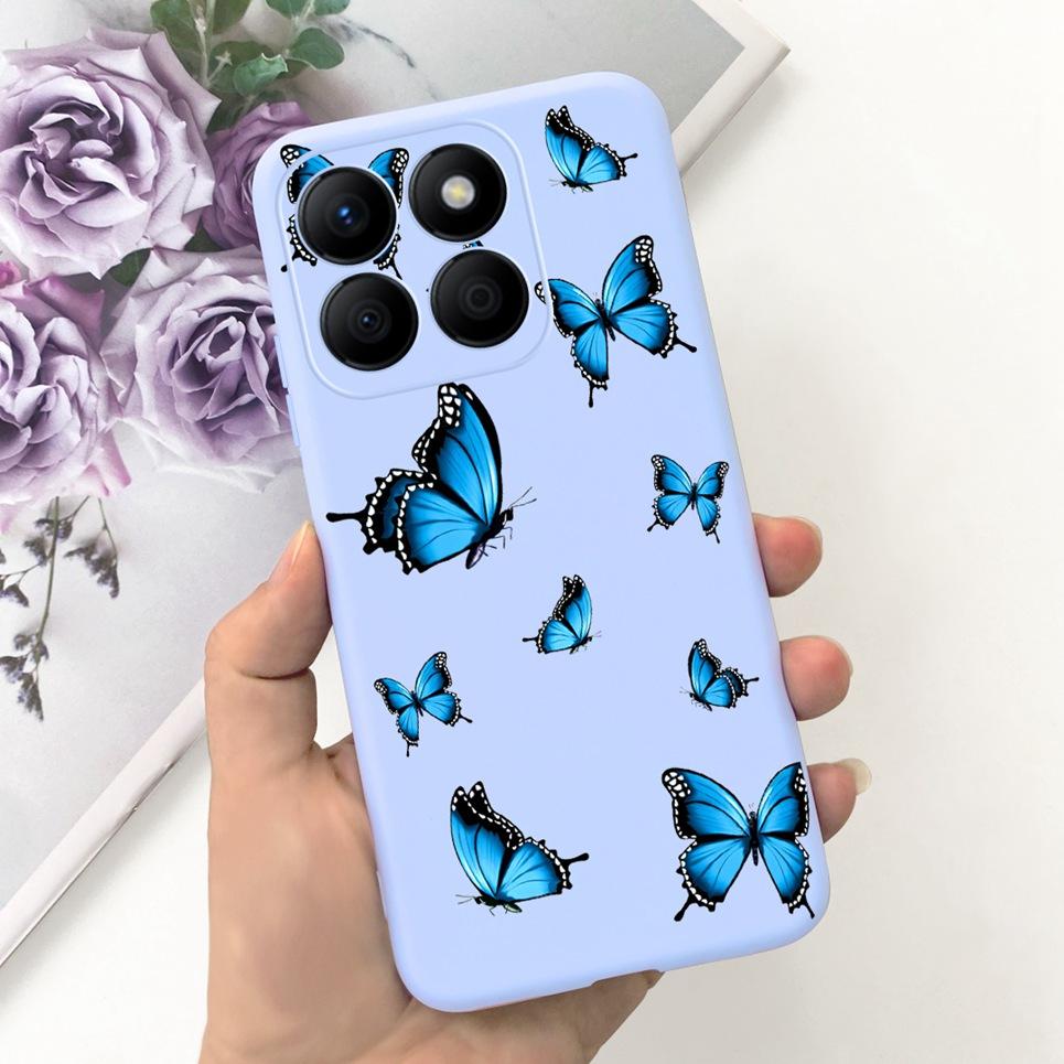 Women Fashion Girly Phone Case For Huawei Honor X9b Honor X8b Coque Funda Flower Pattern Soft Silicone Funda HonorX9b 5G Coques