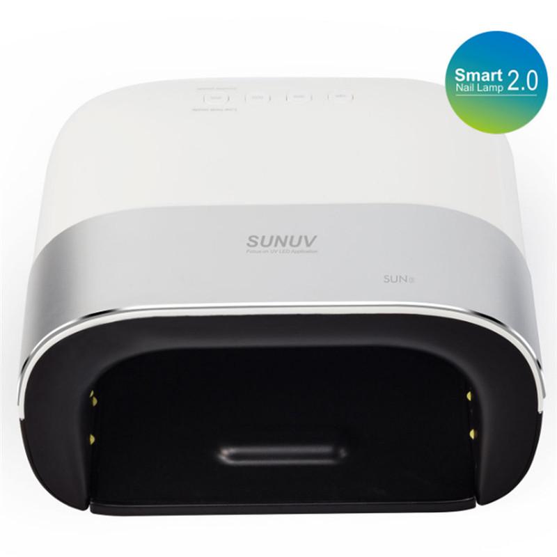 Sunuv 48W Sun3 Smart 2.0 Led УФ-лампа для ногтей Светодиодная лампа для сушки ногтей УФ-лампа