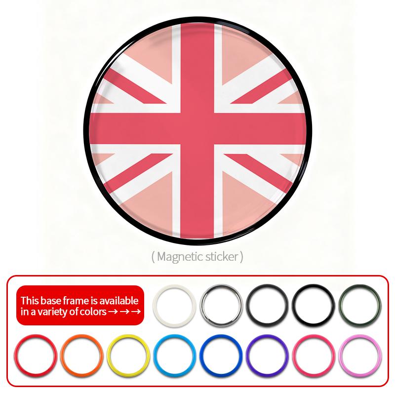 For MINI Cooper S JCW Countryman Clubman 3D Metal Car Front Grill Emblem Badge Decoration Universal Car Styling Accessories