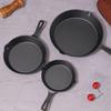 Новый набор чугунных сковород с плоским дном и антипригарным покрытием разных размеров и сковороды для омлета