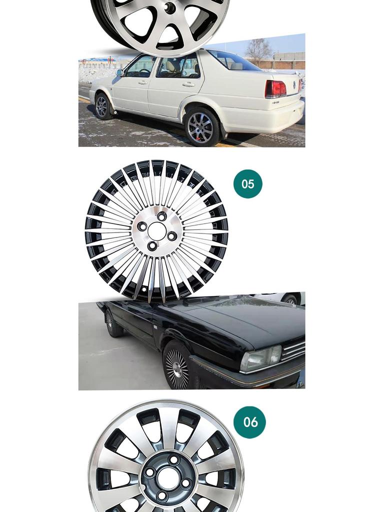 Литые и стальные диски Volkswagen Santana и Jetta 14-16 дюймов