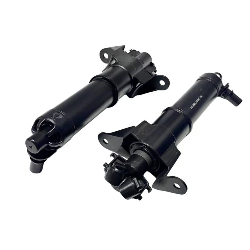 Left Right Headlight Washer Sprayer Nozzle Pump for Select Models OEM 80D955101 80D955102 ABS Construction