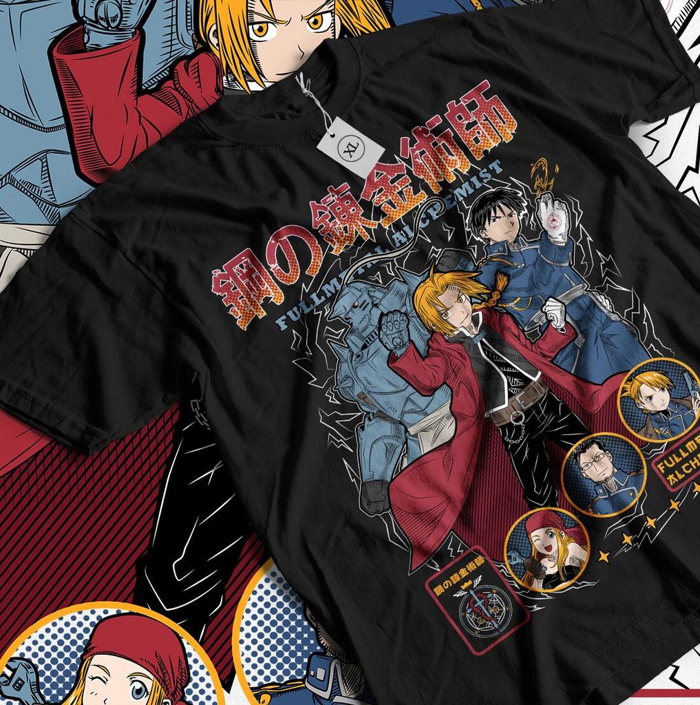 Fullmetal Alchemist TShirt Brotherhood Alphonse Elric Anime Gift Shirt All Size