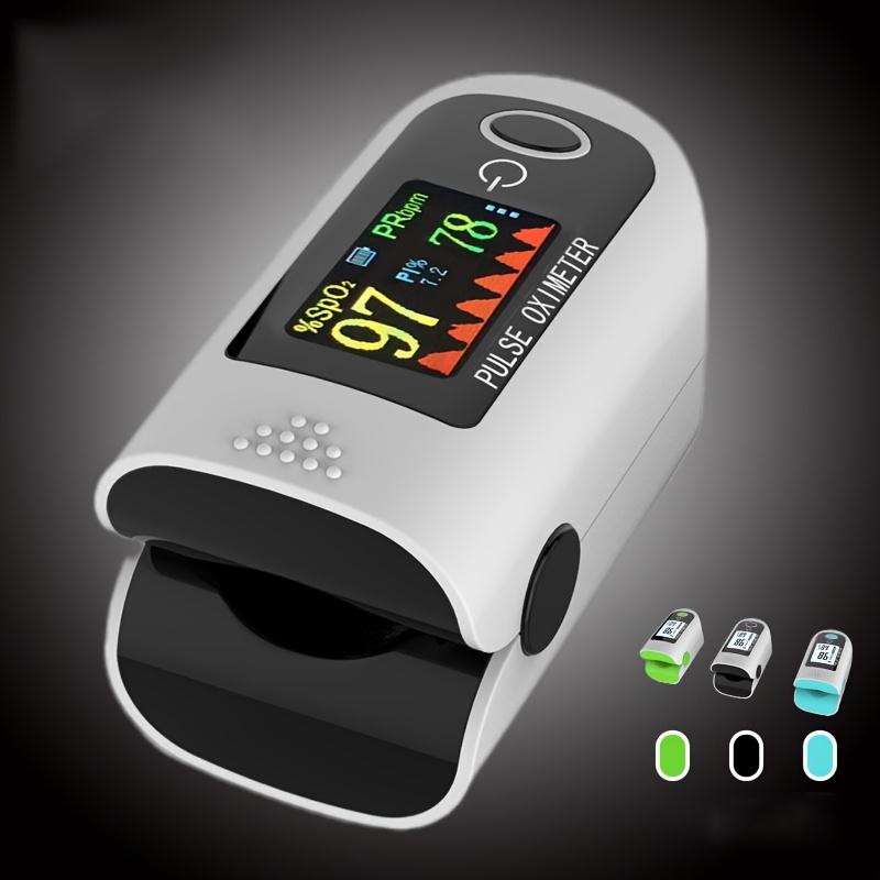 Fingertip Pulse Oximeter with HD Color Display - Quick Measurement, Health Monitoring Device | Modern Medical Device | Durable Plastic Body