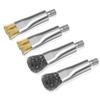 Reinforced Wire Brush Set with Anti Static Handle Professional Mobile Oxidation Removal Tool for Circuit Board Repair