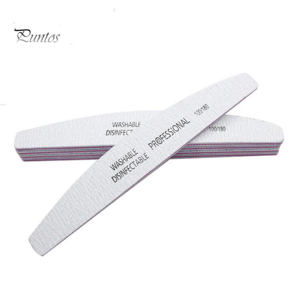 Puntos Маникюрный инструмент Мини-поролоновая пилочка для ногтей Удаление омертвевшей кожи Полировка Буфер