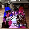 Custom KPop Demon Hunters Mat Personalized Name, Polyester Washable Indoor Entryway Rug, Gift for Christmas, Easter, Thanksgiving Day