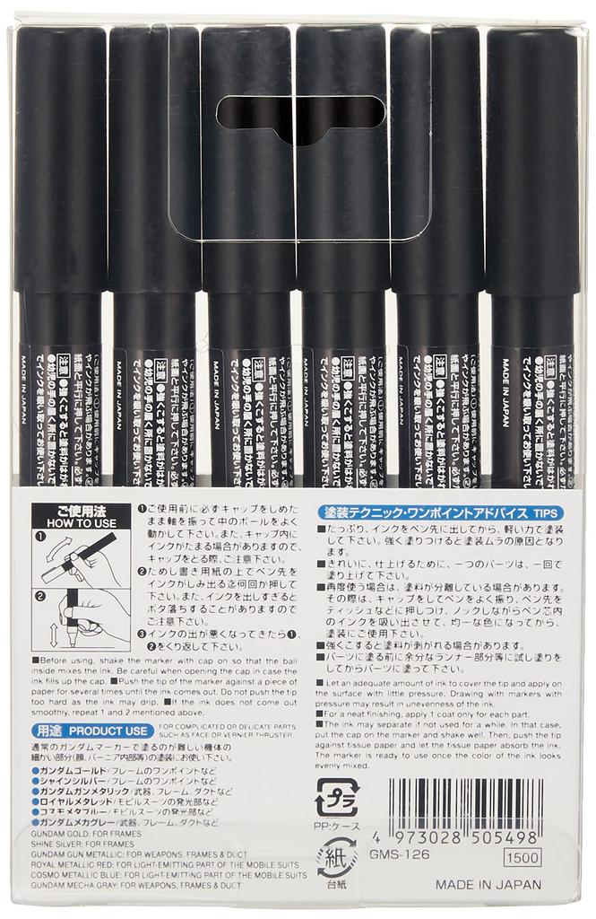 GSI Creos Gundam Marker Fine Point Type Set 2