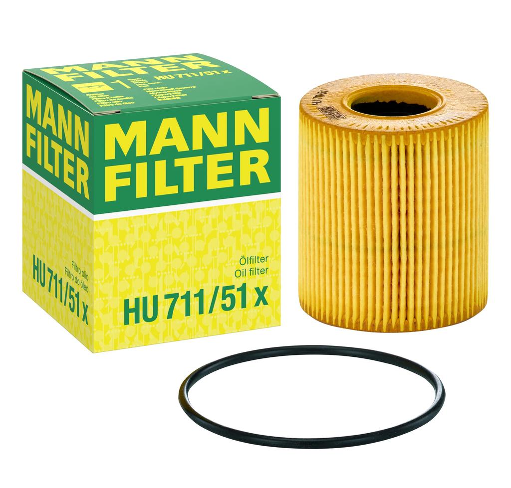 MANN FILTER Масляный фильтр CITROEN / PEUGEOT / BMW MINI HU711/51x