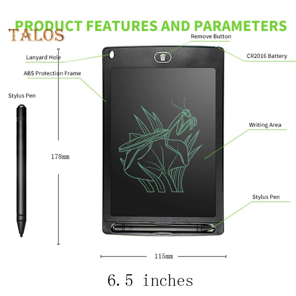 6,5 дюймовый LCD графический планшет для обучения детей рисованию