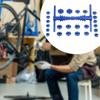 Набор для установки оси BB втулки велосипеда Универсальные инструменты Инструмент для сборки для рамы велосипеда с мягким хвостом Drift Blue
